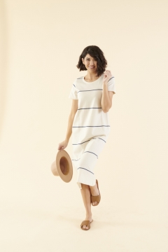 Straight Side-Slit Dress